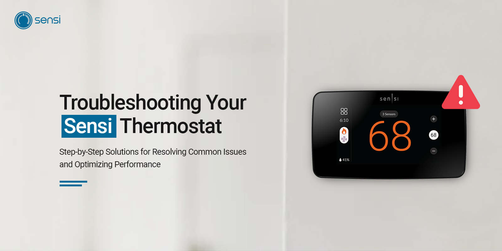 Sensi thermostat troubleshooting