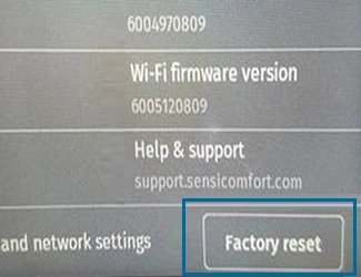 Reset Sensi Thermostat From Touchscreen